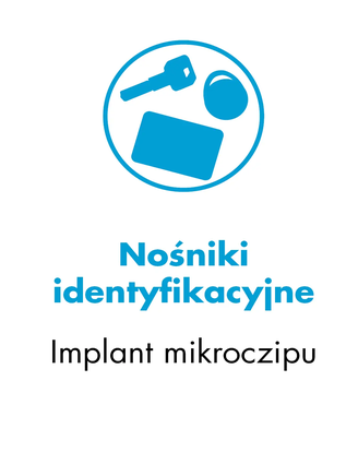 Arkusz informacyjny WILKA dotyczący elektronicznego systemu kontroli dostępu z produktem E204 z systemu easy. Użyte medium identyfikacyjne: implant z mikroczipem