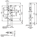 Zamek wpuszczany z funkcją przeciwpaniczną