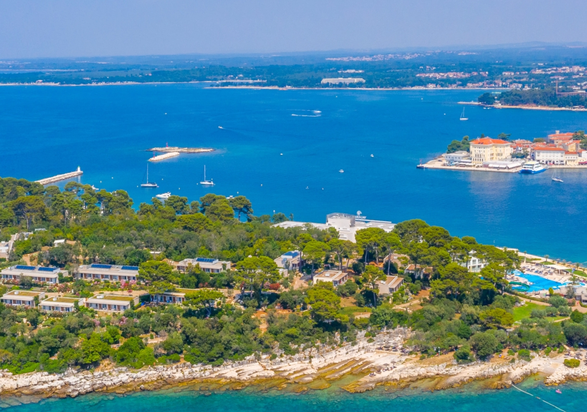 Widok na Poreč