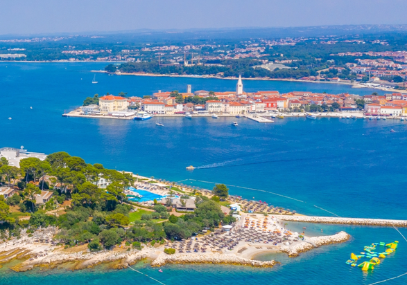 Widok na Poreč